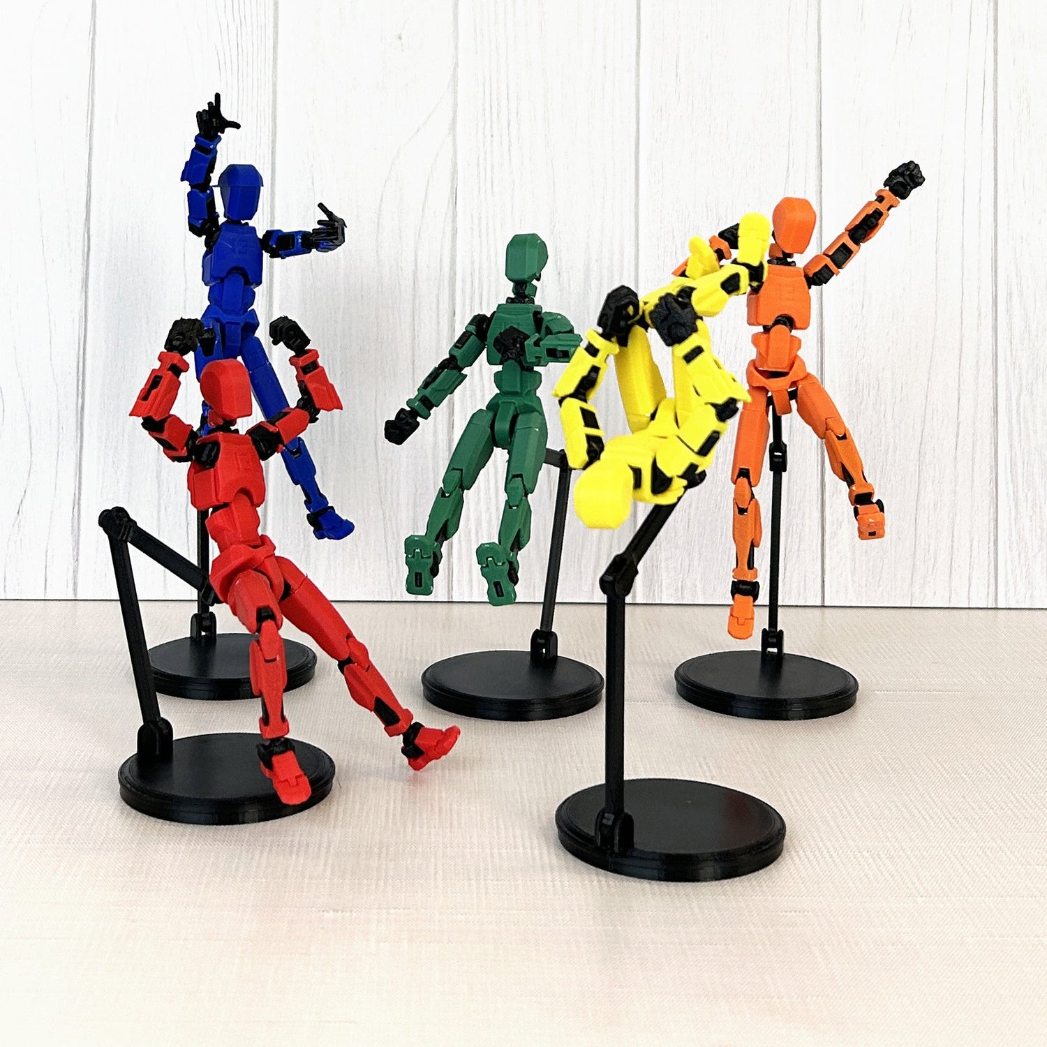 Dummy-13-Action-Figure-Kits-Accessories-Stands Made by Em 3D