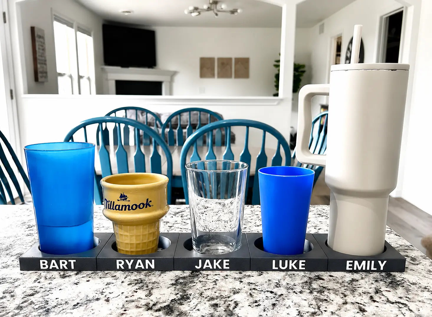 3D Custom Magnetic Cup Organizer System MadebyEm3D