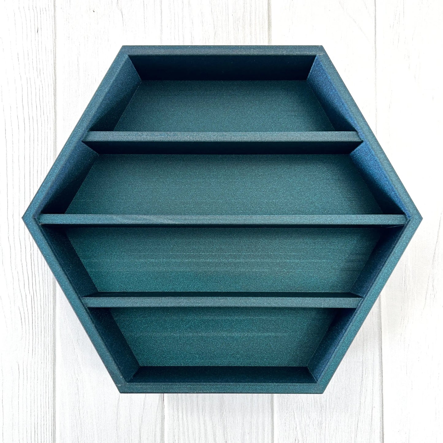 3D Hexagon Shelf for Tiny Treasures (Fits Items Under 1.5") MadebyEm3D
