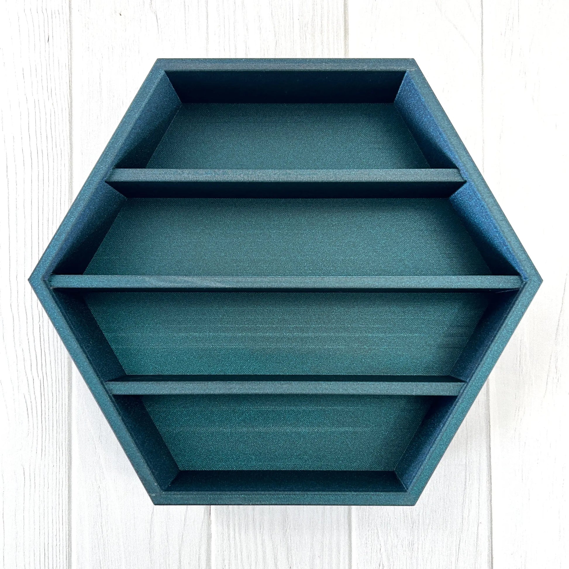 3D Hexagon Shelf for Tiny Treasures (Fits Items Under 1.5") MadebyEm3D
