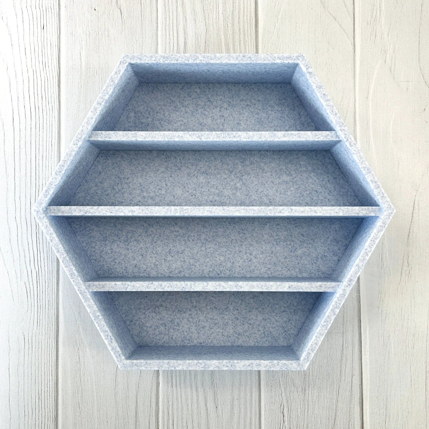 3D Hexagon Shelf for Tiny Treasures (Fits Items Under 1.5") MadebyEm3D
