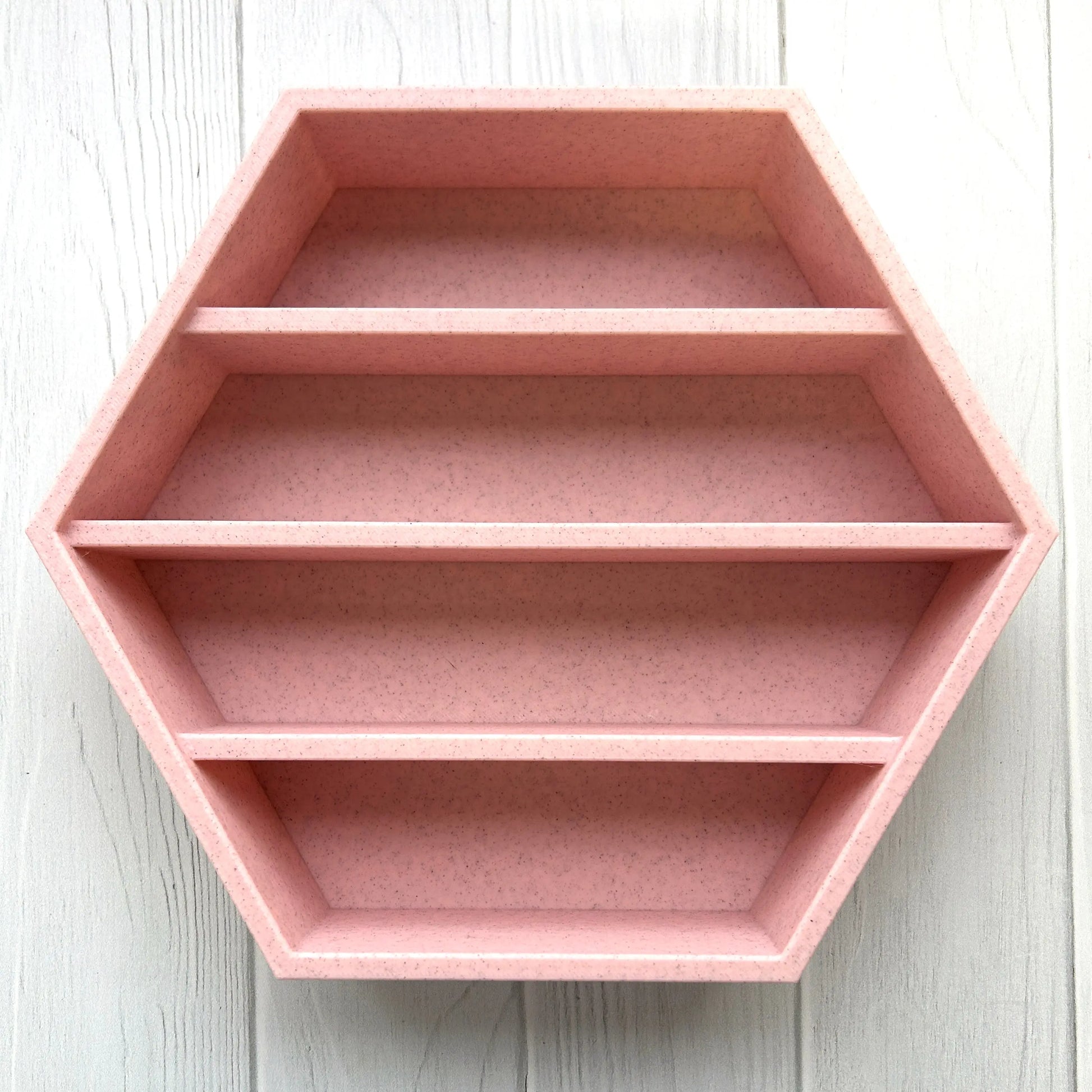 3D Hexagon Shelf for Tiny Treasures (Fits Items Under 1.5") MadebyEm3D