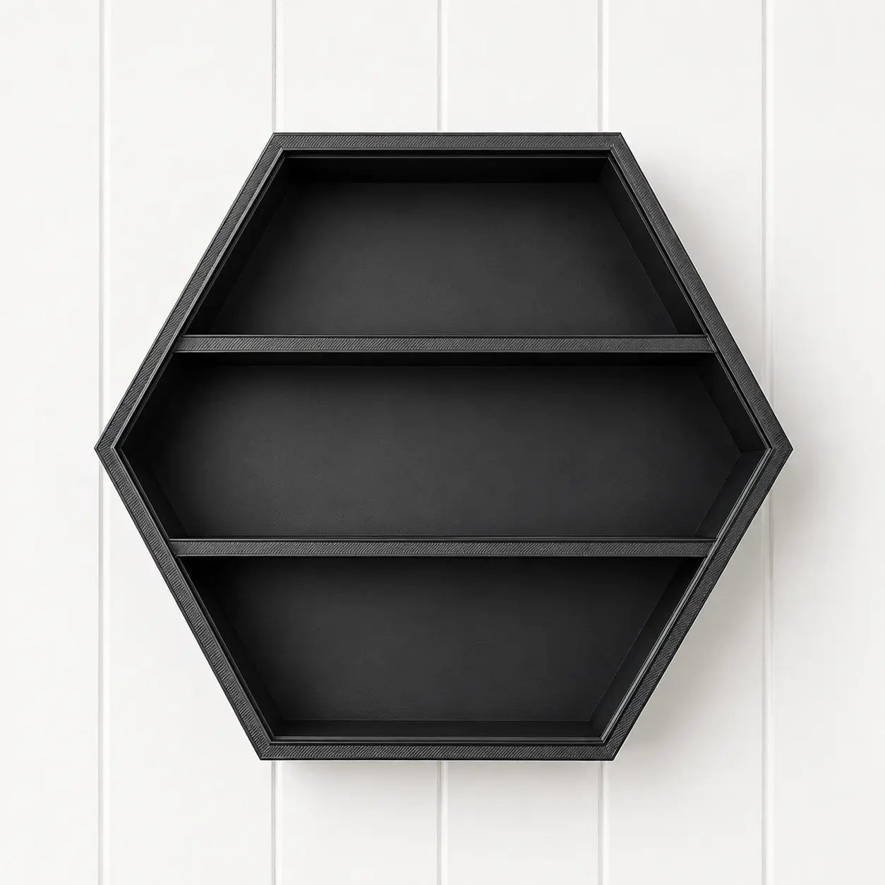 3D Printed Hexagon Wall Shelf for Mini Collectibles MadebyEm3D