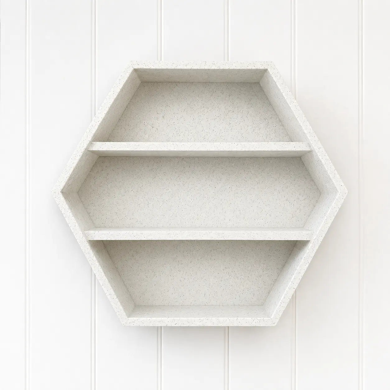 3D Printed Hexagon Wall Shelf for Mini Collectibles MadebyEm3D
