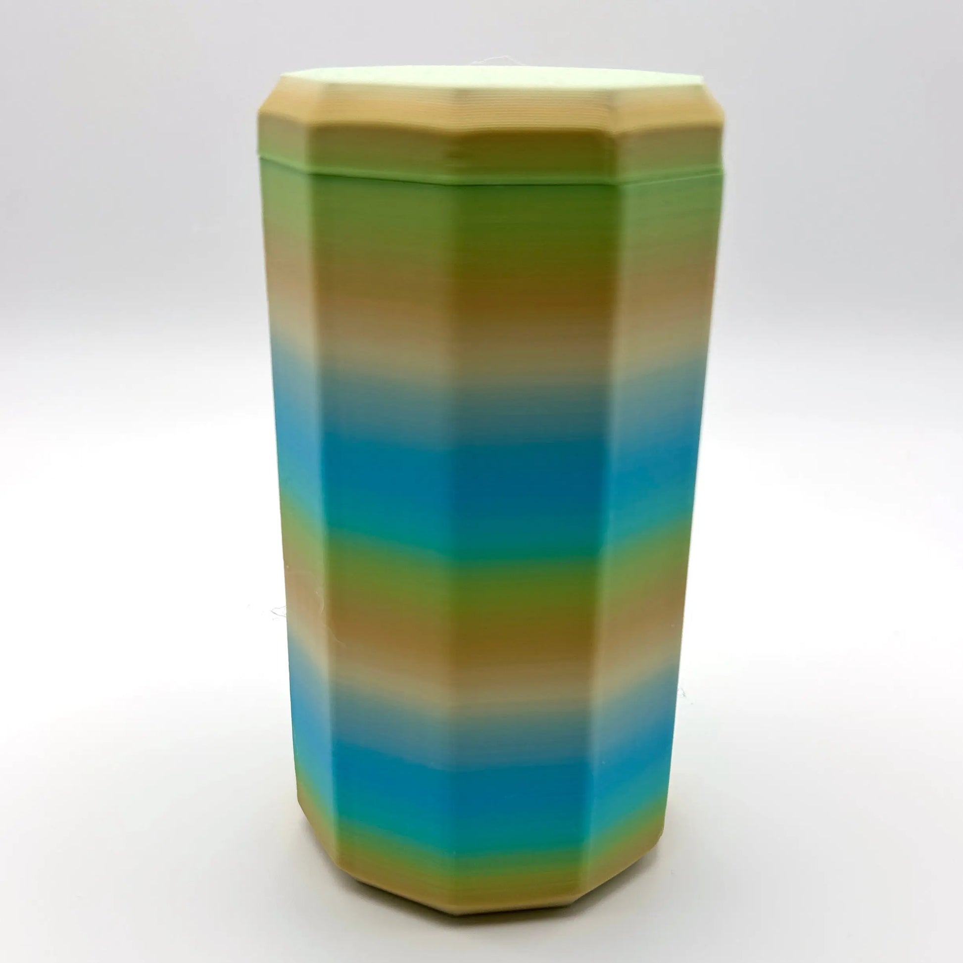 Beach Vacation 3D Printed Nested Maze Puzzle Box (Matte/Chalky Texture) Made by Em 3D