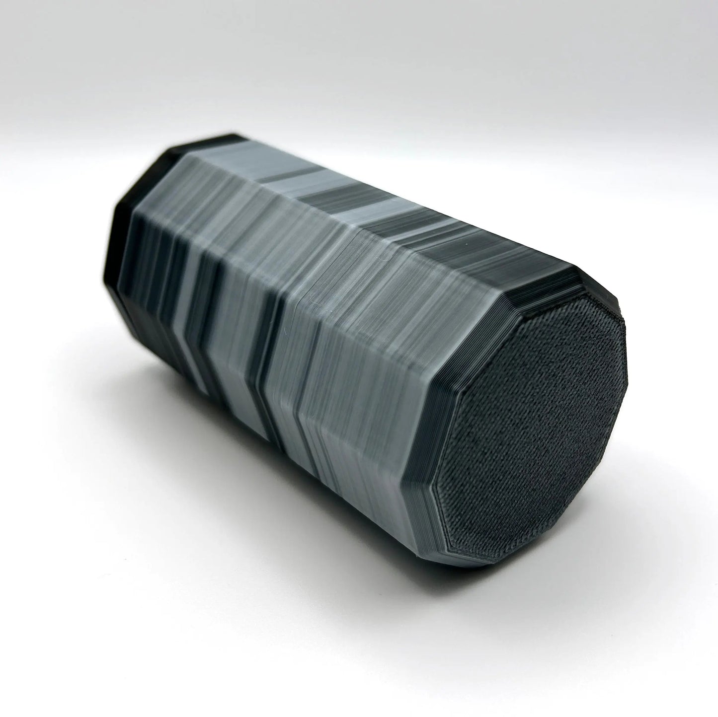 Black/White Granite 3D Printed Nested Maze Puzzle Box Made by Em