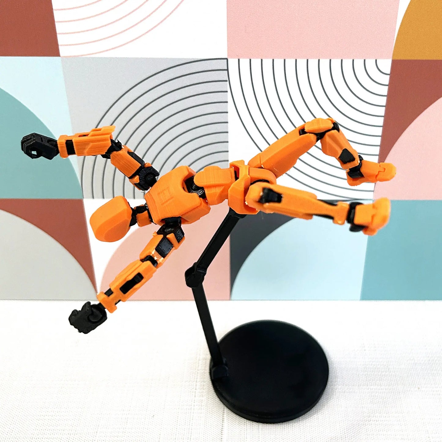 DIY Poseable Action Figure Kit | Dummy 13 | 5 Colors: Red, Orange, Yellow, Green, Blue MadebyEm3D