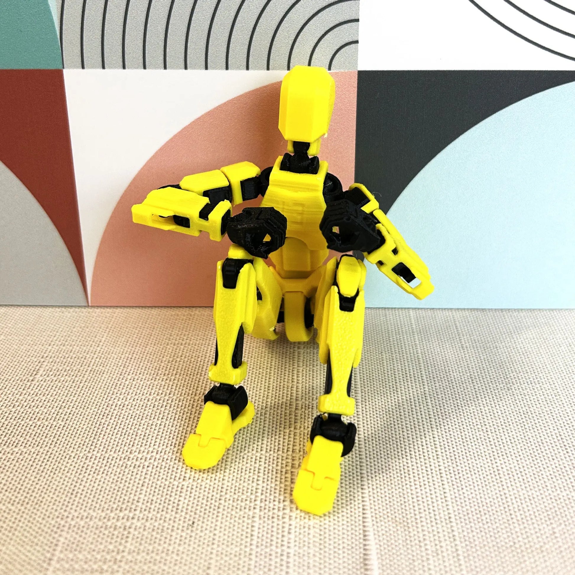 DIY Poseable Action Figure Kit | Dummy 13 | 5 Colors: Red, Orange, Yellow, Green, Blue MadebyEm3D
