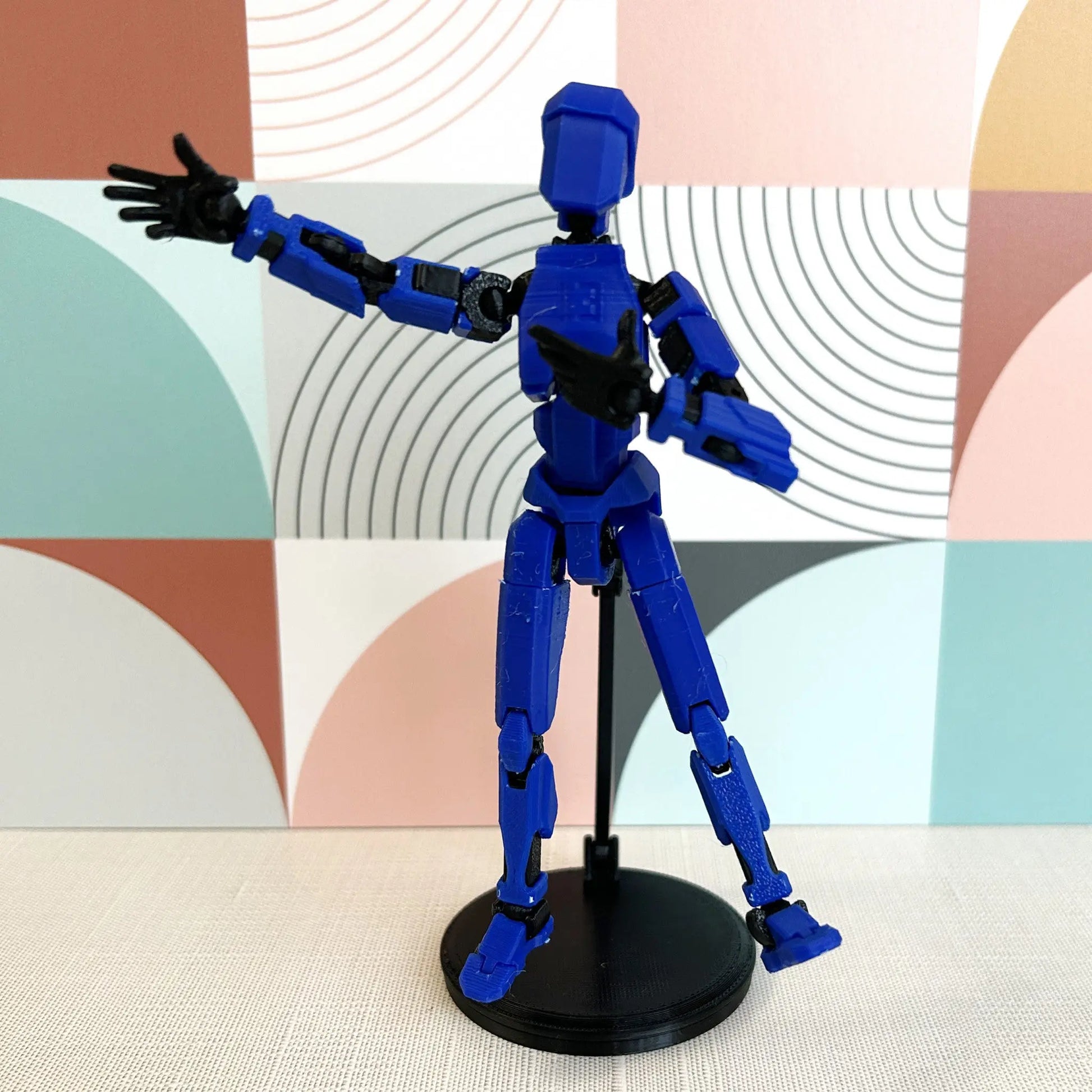 DIY Poseable Action Figure Kit | Dummy 13 | 5 Colors: Red, Orange, Yellow, Green, Blue MadebyEm3D