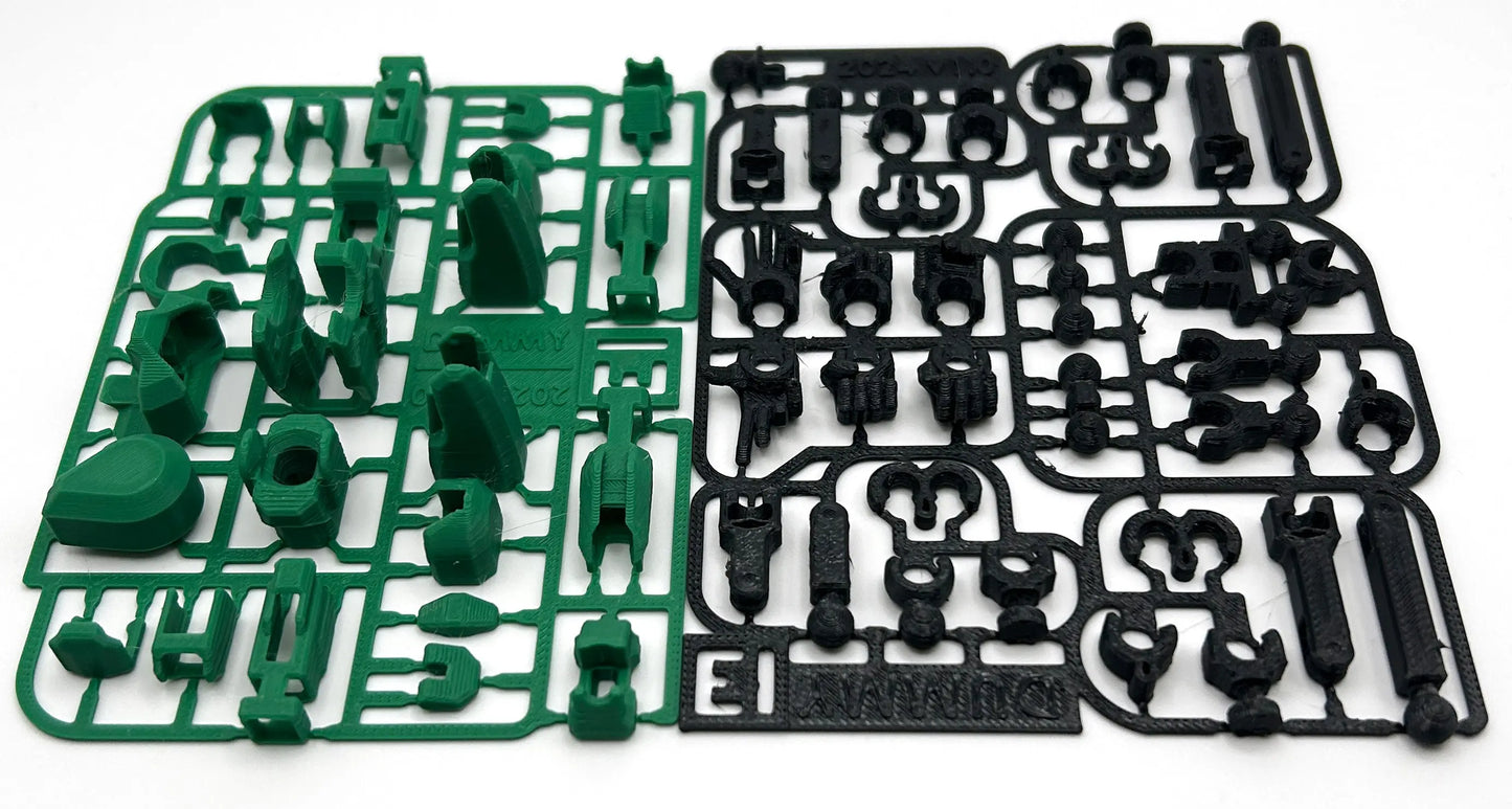 DIY Poseable Action Figure Kit | Dummy 13 | 5 Colors: Red, Orange, Yellow, Green, Blue MadebyEm3D
