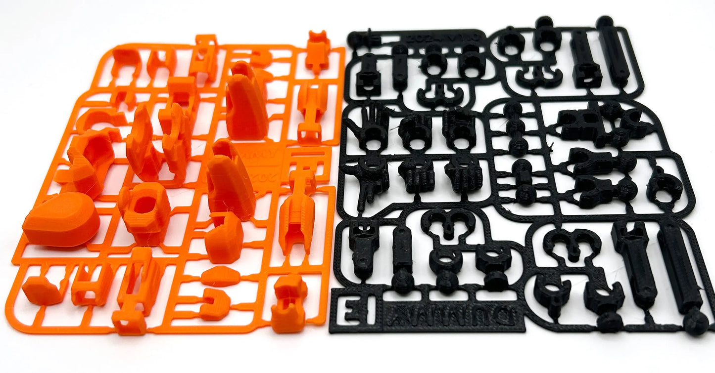 DIY Poseable Action Figure Kit | Dummy 13 | 5 Colors: Red, Orange, Yellow, Green, Blue MadebyEm3D