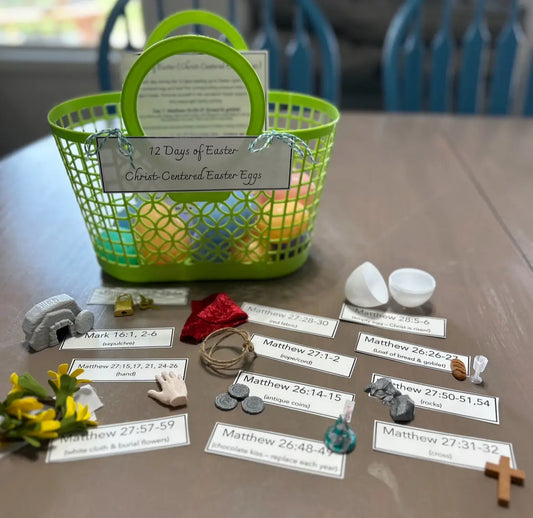 Christ-Centered Easter 3D Egg Inserts