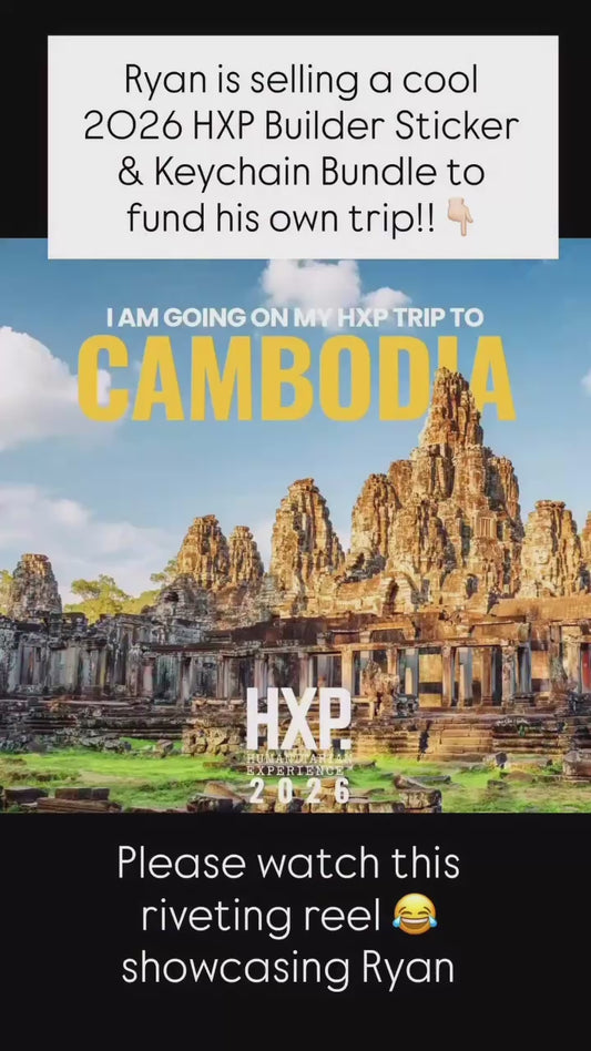 HXP 2026 Bundle: Stickers & Keychain (Bonus Sticker Included)